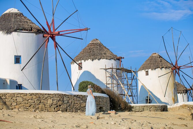 1 Hour Private Photo Session In Mykonos - Finishing at the Church of Paraportiani