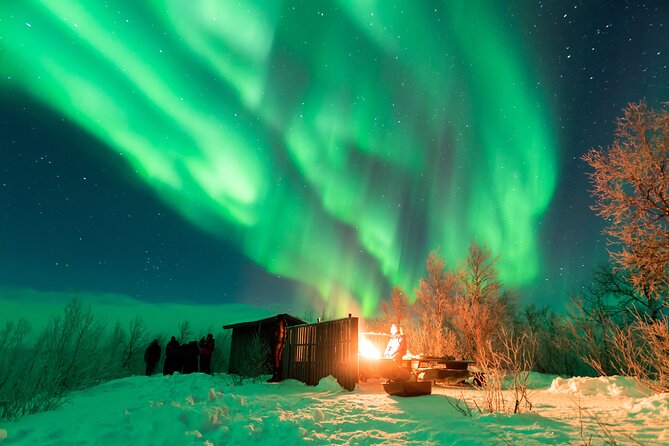 Abisko Northern Lights Tour with Photographer - Waiting beside a camp fire