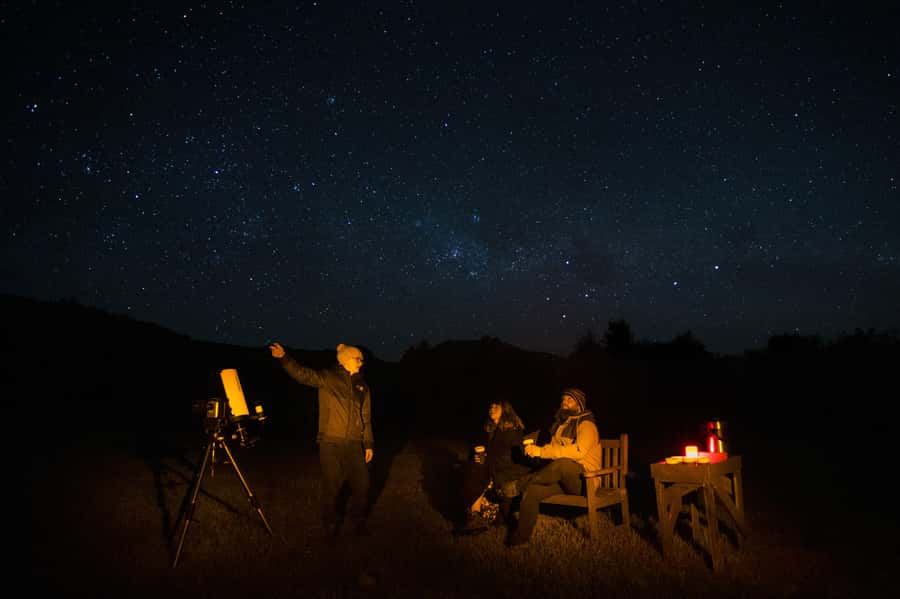 Akaroa: Stargazing Tour with 2 Telescopes & Souvenir Photos - The Seestar S50 adds a modern photo element