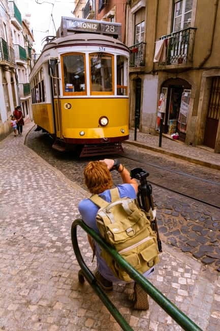 Alfama Photo Walk: Lisbon Photography Tour with a Local - Yellow trams, color, and changing light