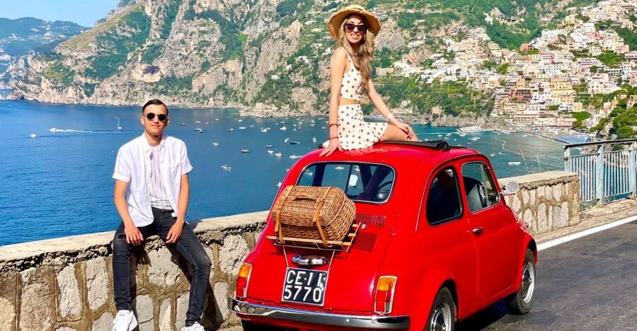 Amalfi Coast: Photo Tour with a Vintage Fiat 500 - Positano: Colorful Buildings and Classic Coast Views