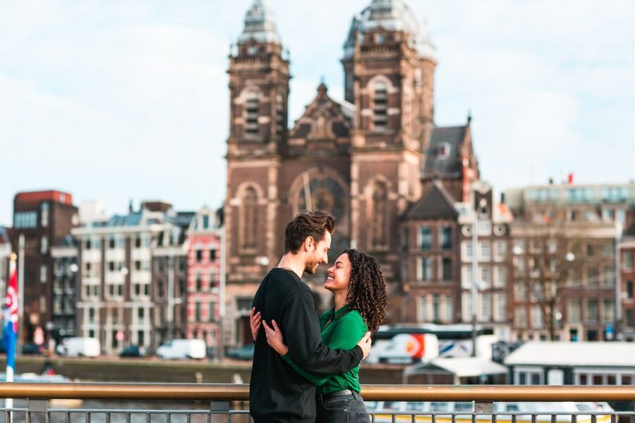 Amsterdam: Professional photoshoot at Centraal Station - The station’s old and new character