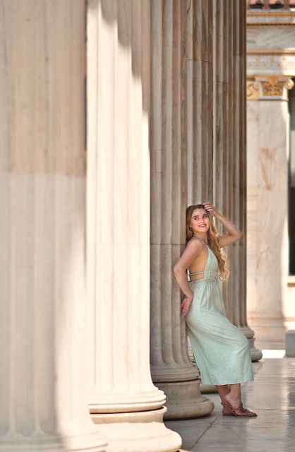 Ancient Greece Photoshoot - The Old University and Library Buildings