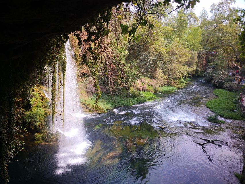 Antalya Photo Tour with Waterfalls, Old City & Boat Trip - Upper Düden Waterfall: caves, cascades, and a cooler stop