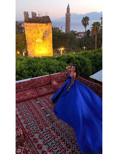 Antalya: Rooftop Photoshoot with Flying Dresses - The landmarks that make the photos feel like Antalya