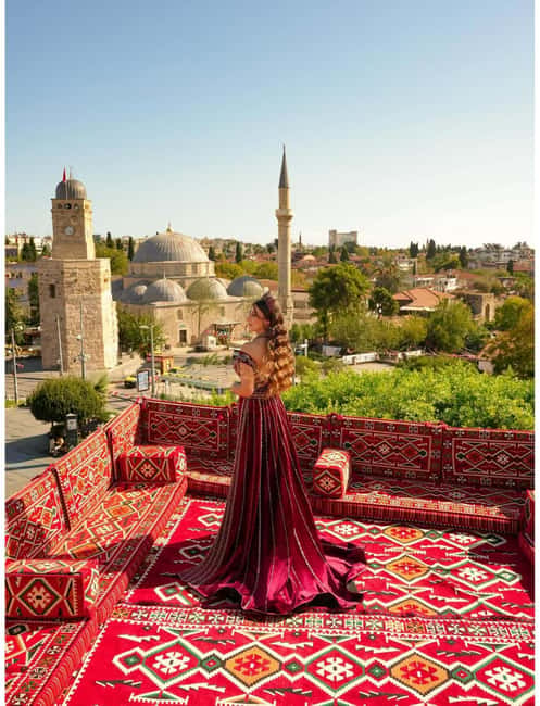 Antalya: Rooftop Photoshoot with Flying Dresses - What happens during the 15 to 30 minutes