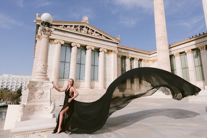 Athens Flying Dress Photo Shoot with a Professional Photographer - Key things to know before booking