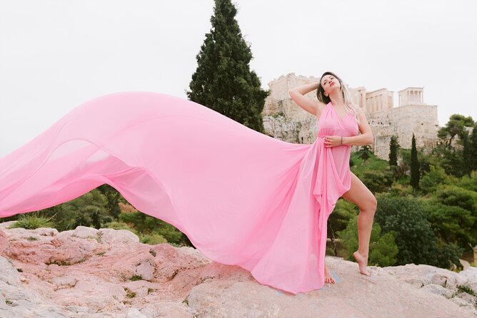 Athens Flying Dress Photo Shoot with a Professional Photographer - Is $479.97 good value?