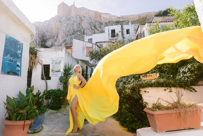 Athens Flying Dress Photo Shoot with a Professional Photographer - What happens at the meeting point