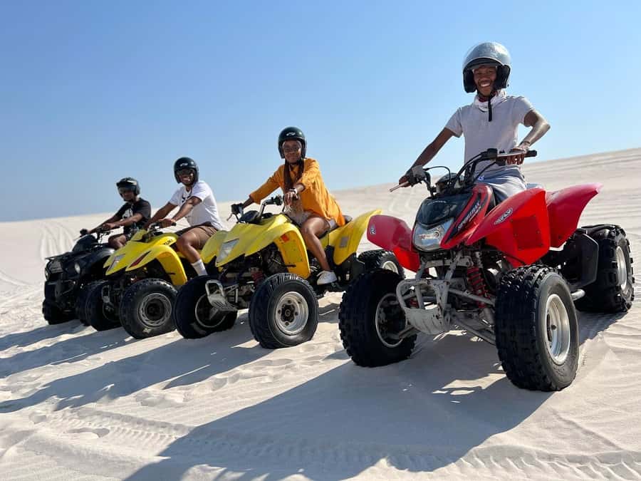 Atlantis Dunes: The best ATV- Quad Bike tour with PHOTOSHOOT - Riding the higher dunes and lower sandy sections