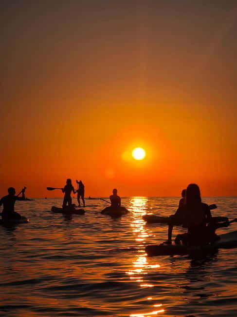 Barcelona: Paddleboarding at Sunrise. Includes: instructor, photos, equipment - My practical plan for the morning