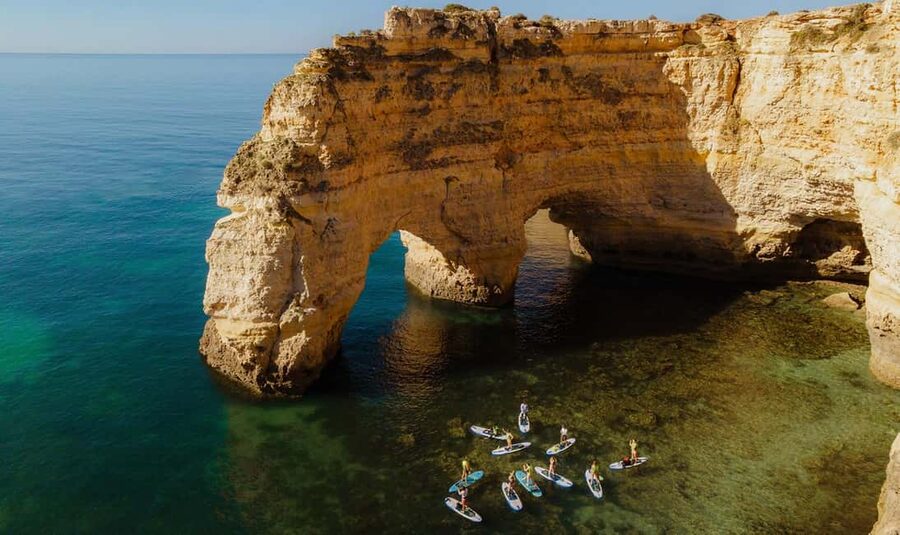 Benagil: Paddle Board Experience in Benagil Cave & 4k Photos - Benagil Cave and the Algarve rock formations