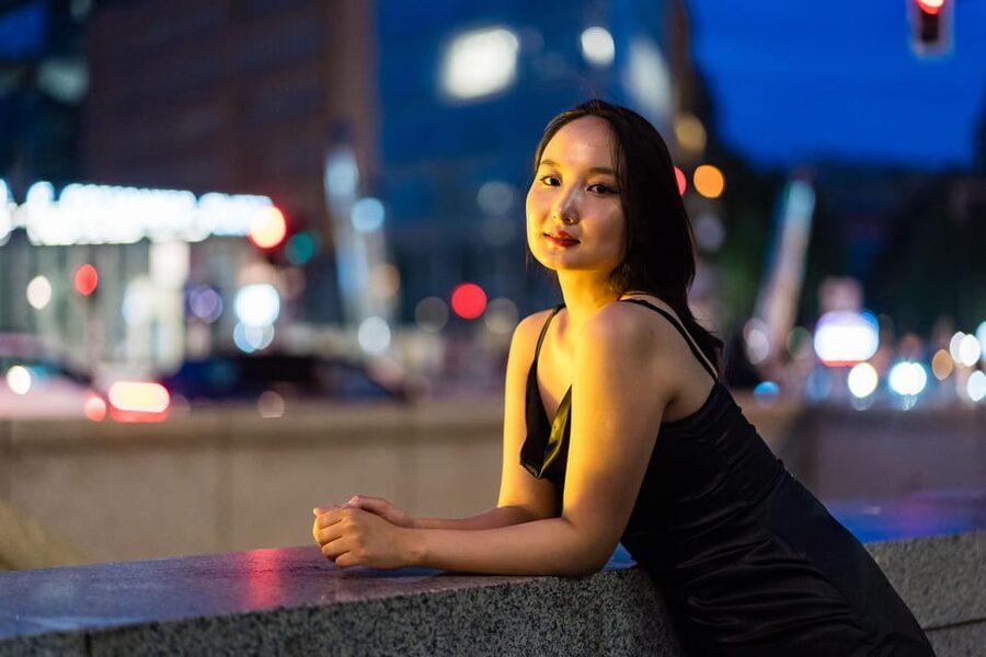 Berlin by Night: Private Photoshoot at Illuminated Cityscape - Meeting at the Polish Institute near Museum Island