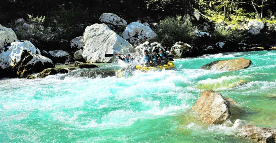 Bovec: Adventure Rafting on Emerald River Soča + FREE photos - The van ride to Srpenica 1
