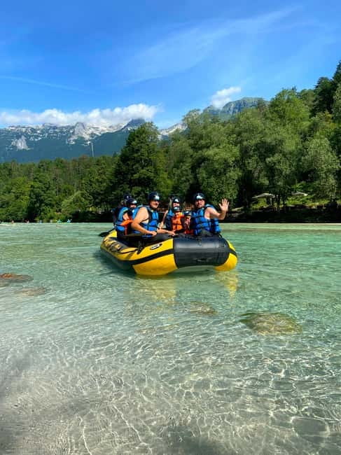 Bovec: Kinder Rafting on Soča River from 4years +FREE photos - Key points at a glance