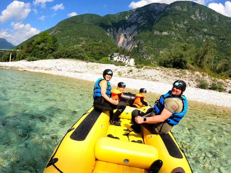 Bovec: Kinder Rafting on Soča River from 4years +FREE photos - The 20-minute safety briefing