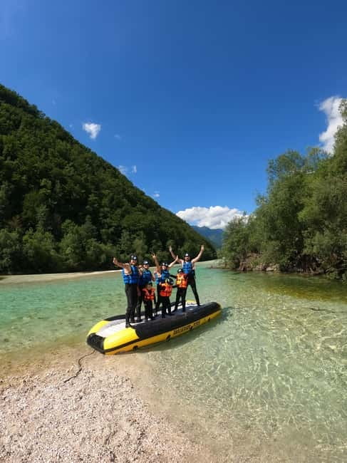 Bovec: Kinder Rafting on Soča River from 4years +FREE photos - Meeting at the Soča Adventure base