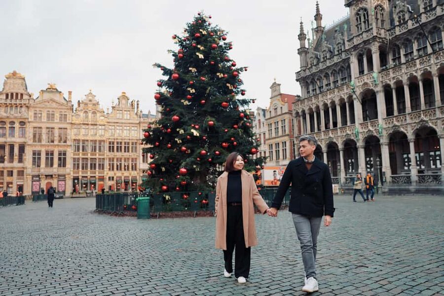 Brussels City Photoshoot With a Professional Photographer - More than 100 originals, then finished portraits