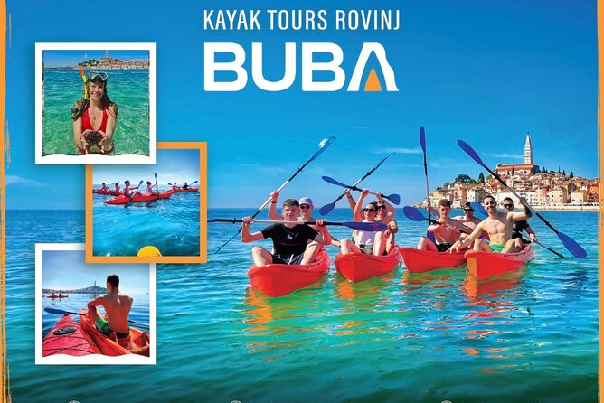 BUBA-Kayak Tours Rovinj FREE-drinks,pictures,snorkeling equipment - Starting at Porton Biondi beach bar