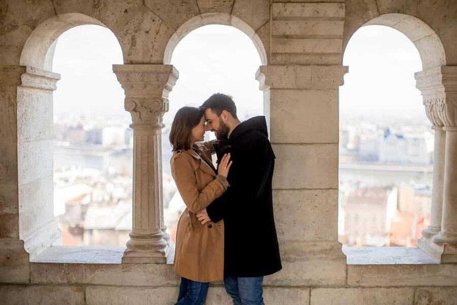 Budapest: Castle Hill Photoshoot with Private Photographer - Cobblestone paths, courtyards, and grand terraces