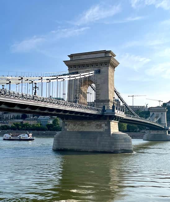 Budapest: Walking Tour with Chimney Cake & Polaroid Photos - Chain Bridge and the grand riverfront