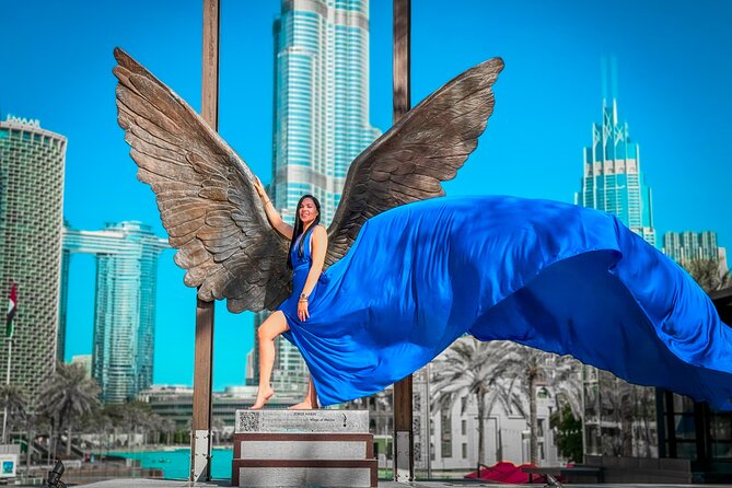 Burj Khalifa Flying Dress Instagram Videography Shoot - How the one-hour shoot works