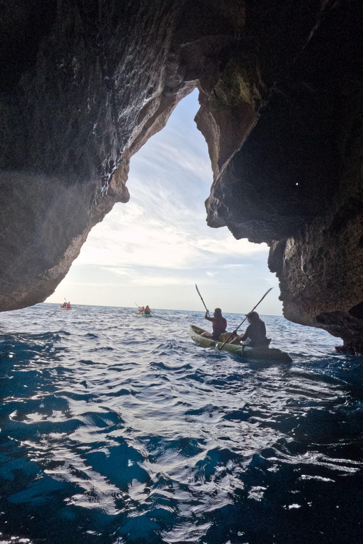 Cala en Porter: Menorca Caves Kayaking Tour & GoPro Photos - Starting at Cala en Porter Beach