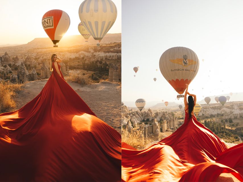 Cappadocia: Photo Shooting With Flying Dresses - Key points at a glance
