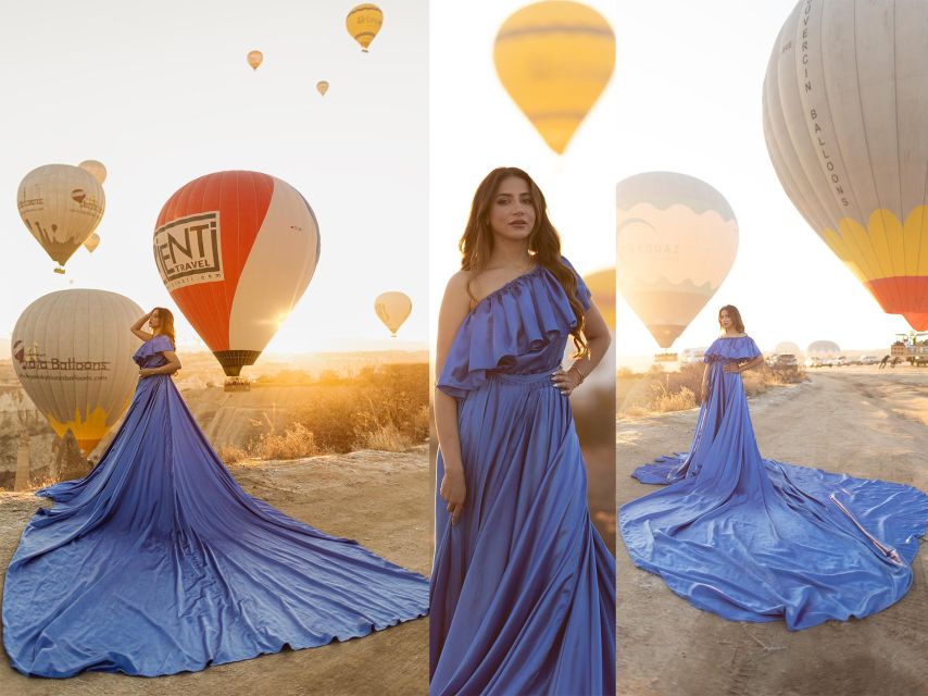 Cappadocia: Photo Shooting With Flying Dresses - What the photographer and assistant actually add