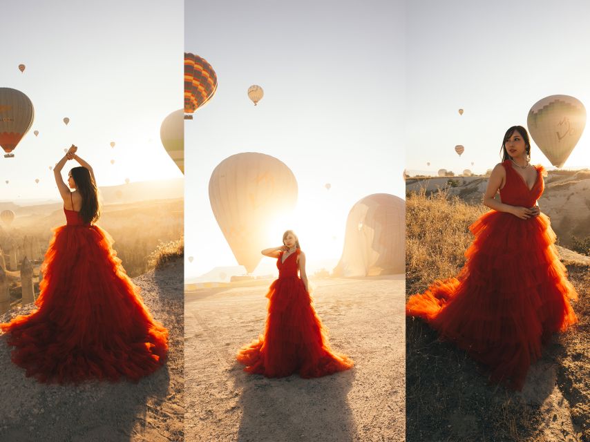 Cappadocia: Photo Shooting With Flying Dresses - The early pickup and dress preparation