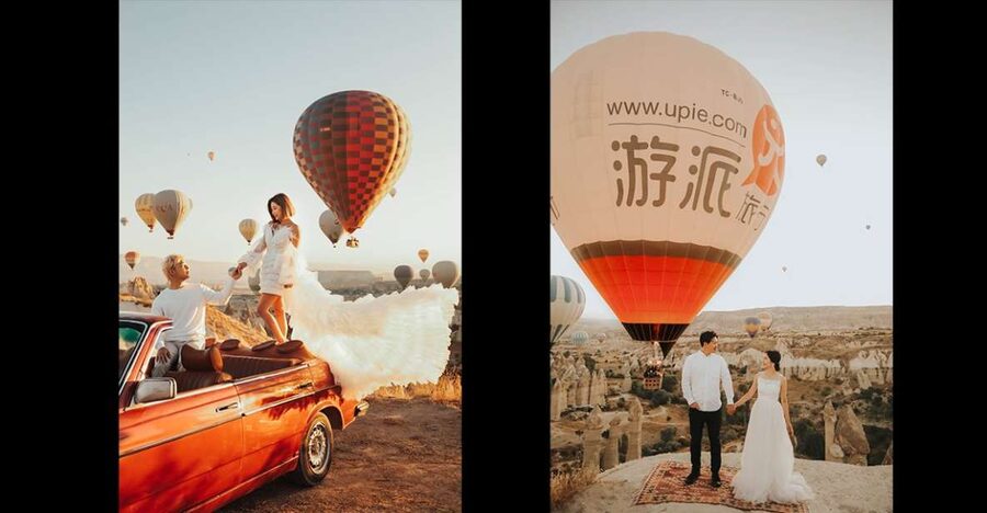 Cappadocia: PhotoShoot with Balloons. Flying Dress included. - Why Cappadocia works so well for a flying dress session