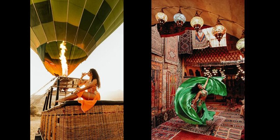 Cappadocia: PhotoShoot with Balloons. Flying Dress included. - Nar Kasabası Zabıta Noktası and the roadside pause