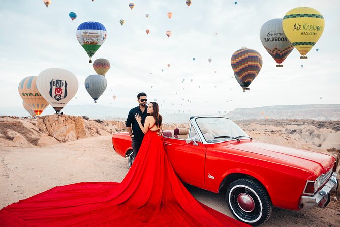 Cappadocia Photoshoot with Flying Dress & Instagram Reels - Choosing the dress before pickup