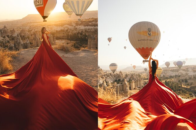 Cappadocia Photoshooting with Flying Dress - Key points at a glance