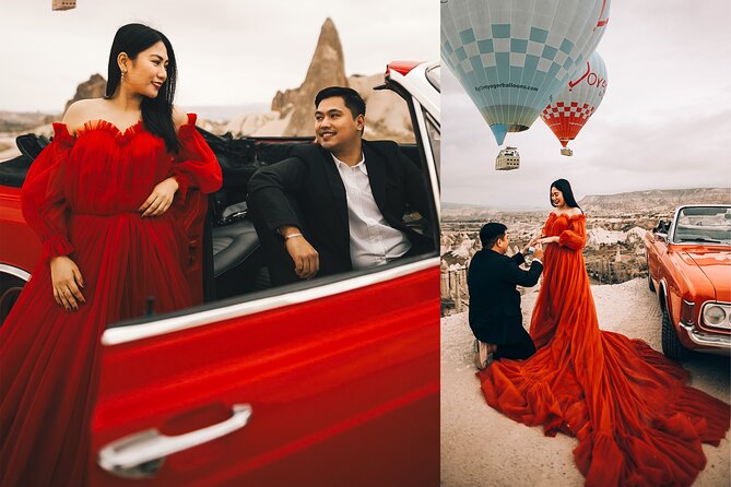 Cappadocia Photoshooting with Flying Dress - Working with Ibrahim, Efe, Melis, and Utku