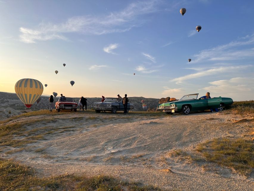 Cappadocia: Private Classic Car Trip with Photoshoot Option - Sunrise balloons and the backup plan