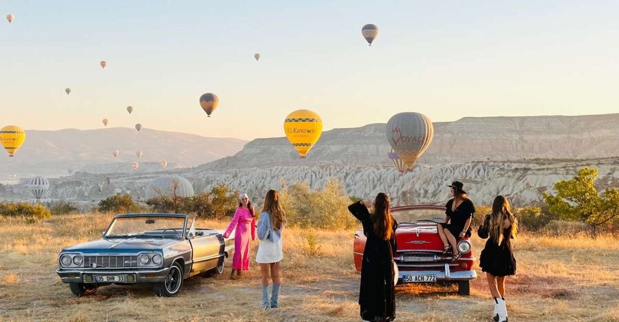 Cappadocia: Private Classic Car Trip with Photoshoot Option - Hotel pickup and the short transfer to the first stop
