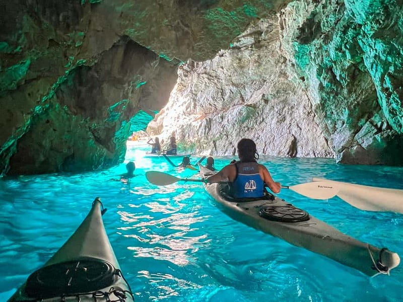 Capri: Caves and Beaches Kayaking Tour with GoPro Photos - Starting at Marina Piccola with a short safety lesson