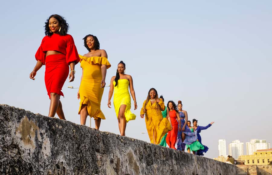 Cartagena Travel Memories: A cover magazine Photo Shoot - Starting the walk in Centro
