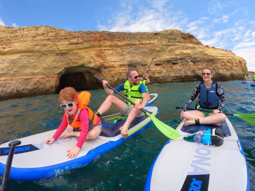 Carvoeiro: Benagil Cave Kayak Tour with 4k Photos - Launching, briefing, and getting comfortable