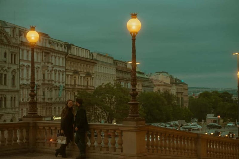 Cinematic Photoshoot Experience in Prague - Rudolfinum and the Vltava River views