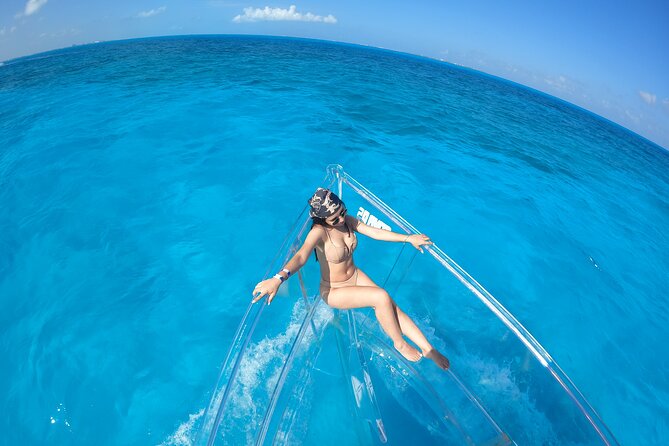 Clear Boat Tour in Cancun 1.5 hours great for pictures - What the crew adds to the experience