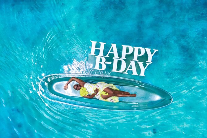 Clear Kayak Drone Photo Shoot and Video in Montego Bay - Flowers, Jamaica Letters, and the Look of the Photos