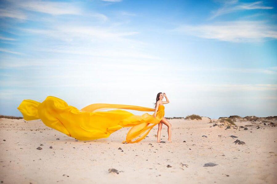 Corralejo: Private Flying Dress Photoshoot - Why this Corralejo photoshoot feels different