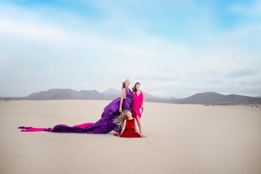 Corralejo: Private Flying Dress Photoshoot - From proof gallery to finished photographs