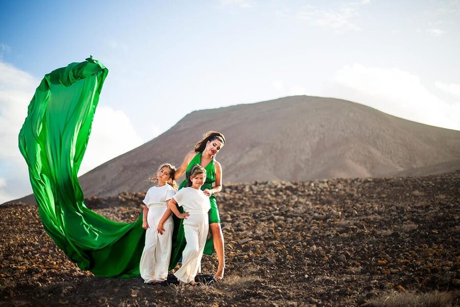 Corralejo: Private Flying Dress Photoshoot - Language, timing, and booking flexibility