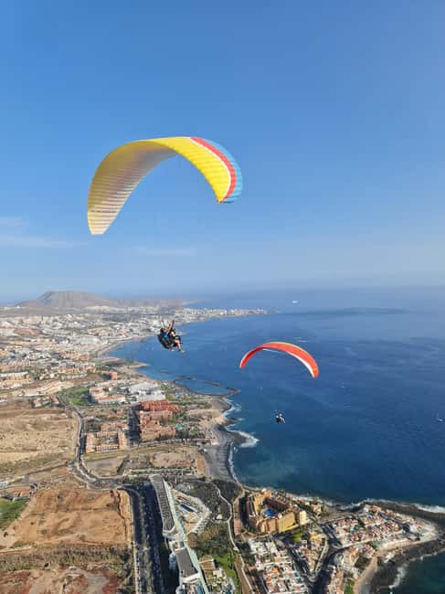 Costa Adeje, Paragliding with pick up service and 5 free photos! - From the briefing to the 800-meter launch