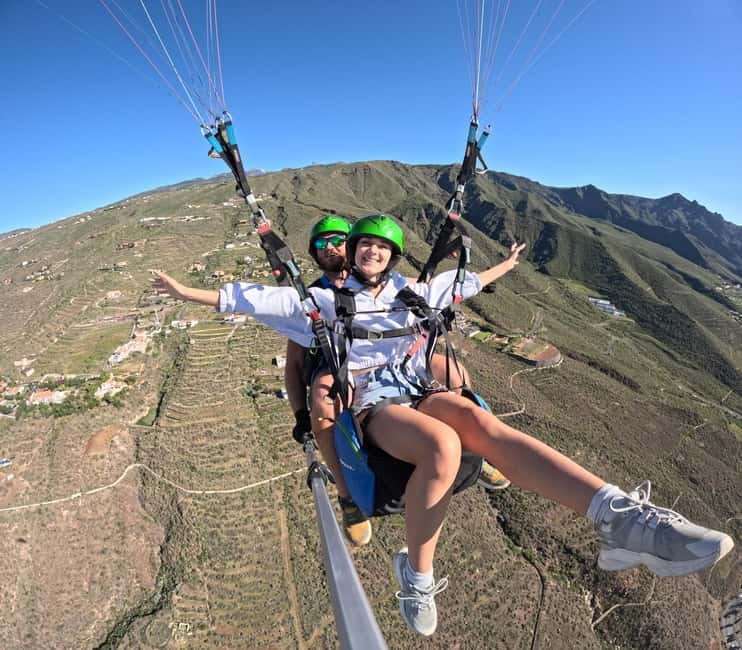 Costa Adeje, Paragliding with pick up service and 5 free photos! - How the $153 price measures up