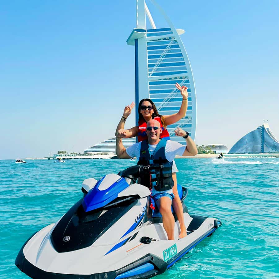Dubai: Experience Jet Ski to Burj Al Arab +PICTURES & VIDEOS - Starting at Jumeirah’s fishing harbour