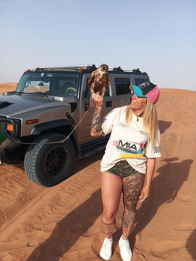 Dubai Hummer Safari Adventure & Traditional Dress Photoshoot - Pickup from Dubai, Sharjah, or Mina Jebel Ali